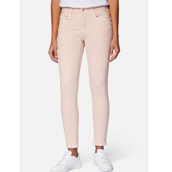 Mavi Adrianna Mid-Rise Skinny Ankle Jean in Light Pink  - Size 30 - Picture 1 of 9